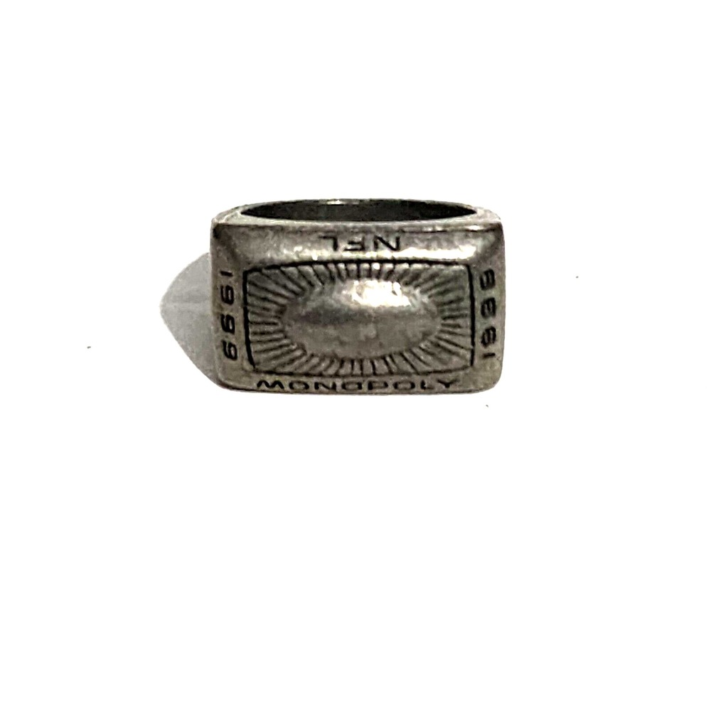 NFL Superbowl Ring Token Monopoly Grid Iron Edition 1999 Game Replacement Piece